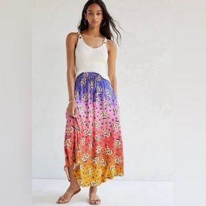 Farm Rio for Anthropologie Maxi Skirt (Size Medium)
